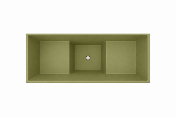 Omnitub 1500 x 700 seated soaking tub 1000mm depth - configuration detail 3