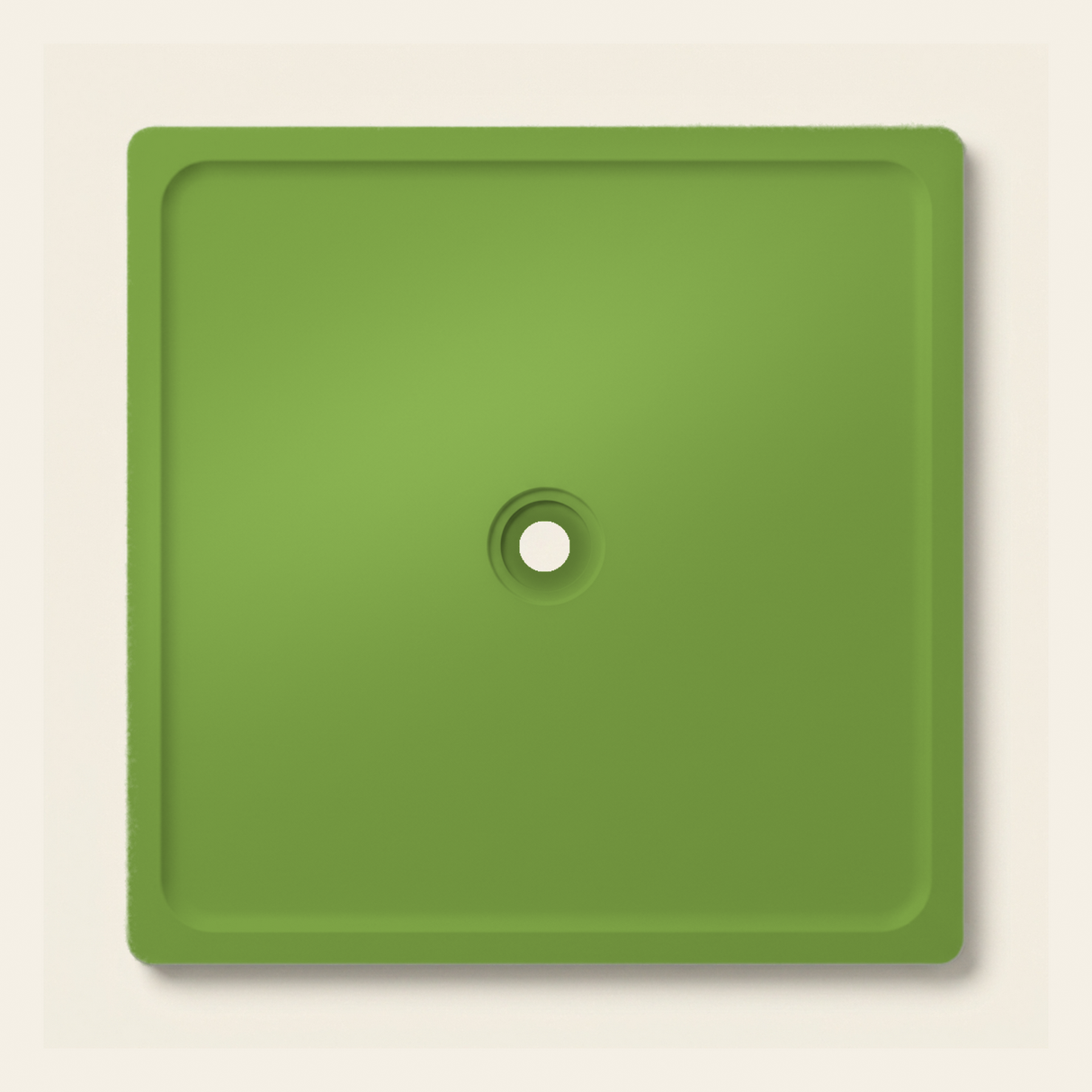 OMN-V5B Green — 1500 x 1500 shower tray