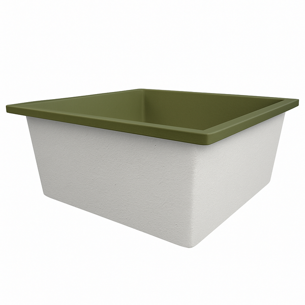 Omnitub Duo Ultra 1500 x 1500 handmade deep soaking tub 600mm depth square - feature highlight 3