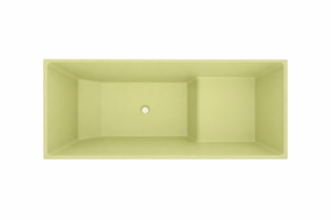 Baignoire à assise profonde 1100 L x 700 W x 1000 H Baignoire de trempage japonaise d'Omnitub