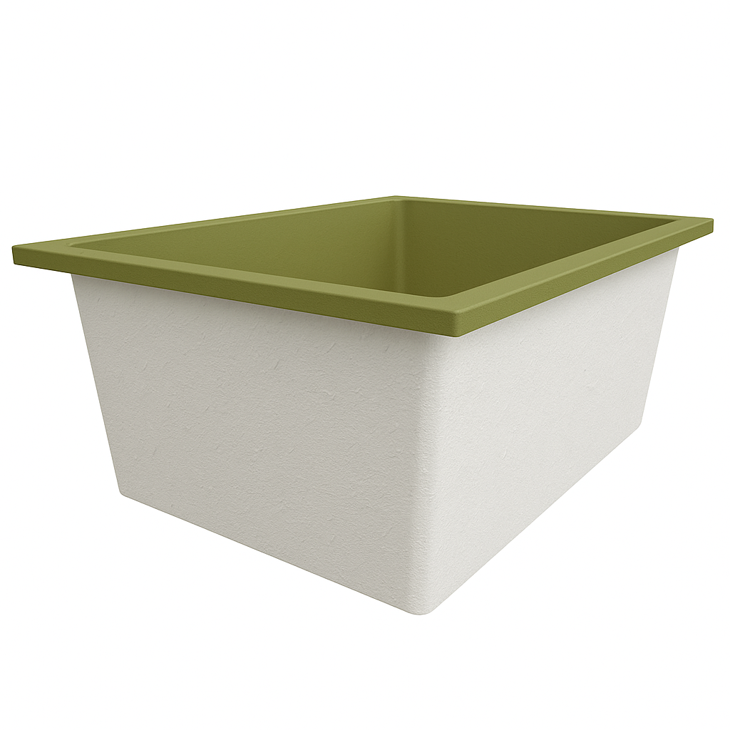 1500 L x 1050 W x 625 H. Bain profond. Omnitub Duo Extra 
