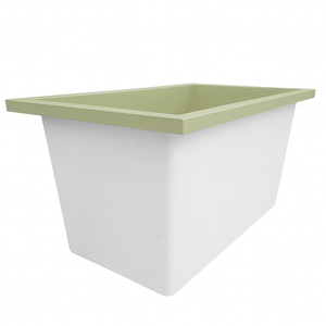 Omnitub 1250 x 750 Deep Soaking Bathtub – 600mm Internal Depth – Rectangular