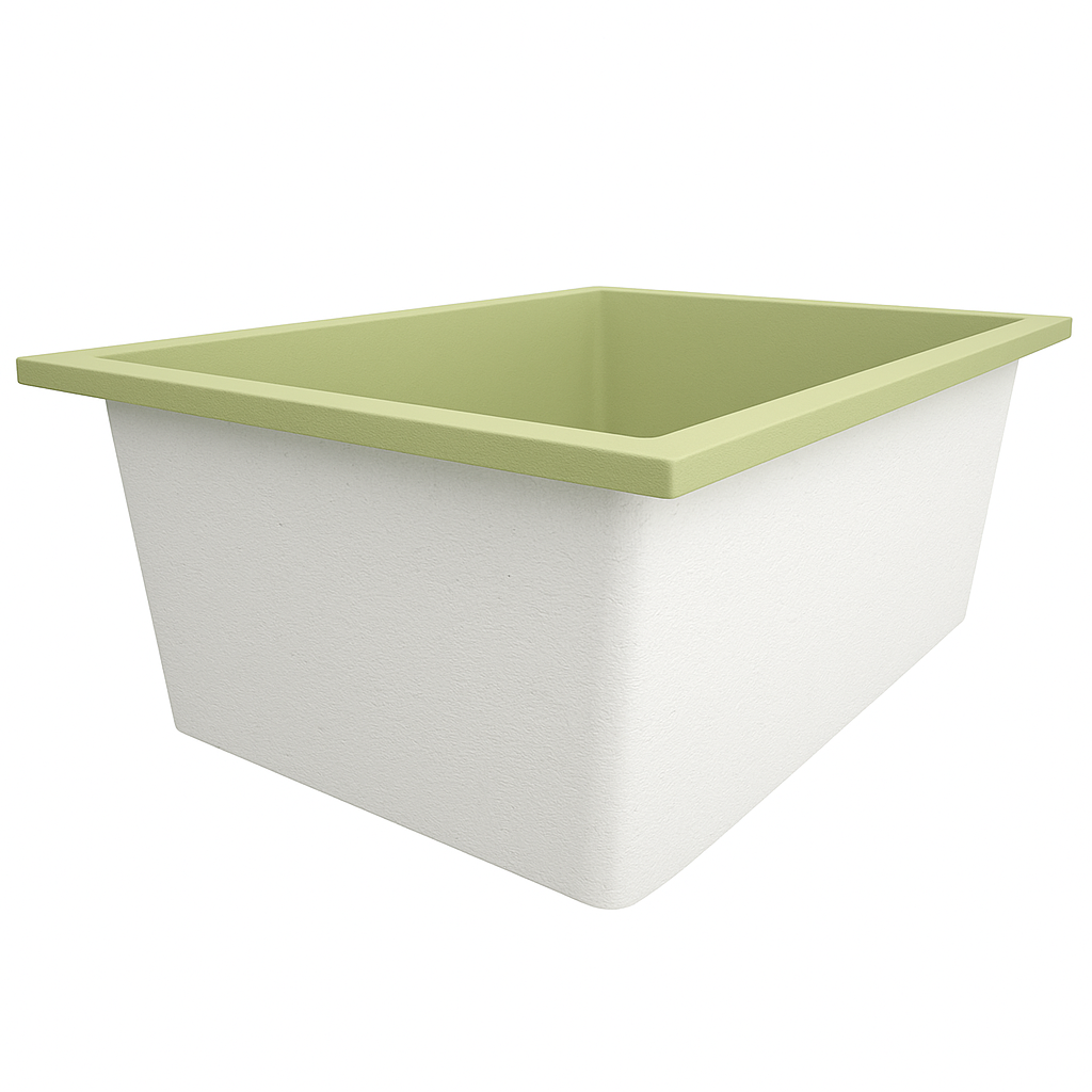 1500 L x 1050 W x 625 H. Bain profond. Omnitub Duo Extra 
