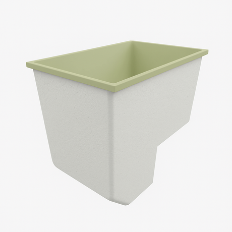Deep Bathtub With Seat 1100 L x 1100 W x 1000 Depth Handmade by Omnitub