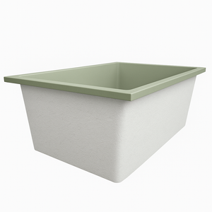 Omnitub Solo Extreme 1600 x 1050 handmade UK deep soaking tub 600mm depth wide rectangular - main product view 5