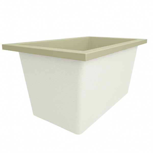 Omnitub Solo Supreme 1250 x 850 UK deep soaking tub 600mm depth rectangular - gallery image 3