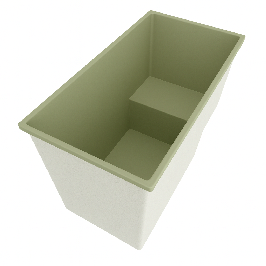1495 x 800 Seated Soaking Tub – 1000mm Depth – Rectangular – Omnitub