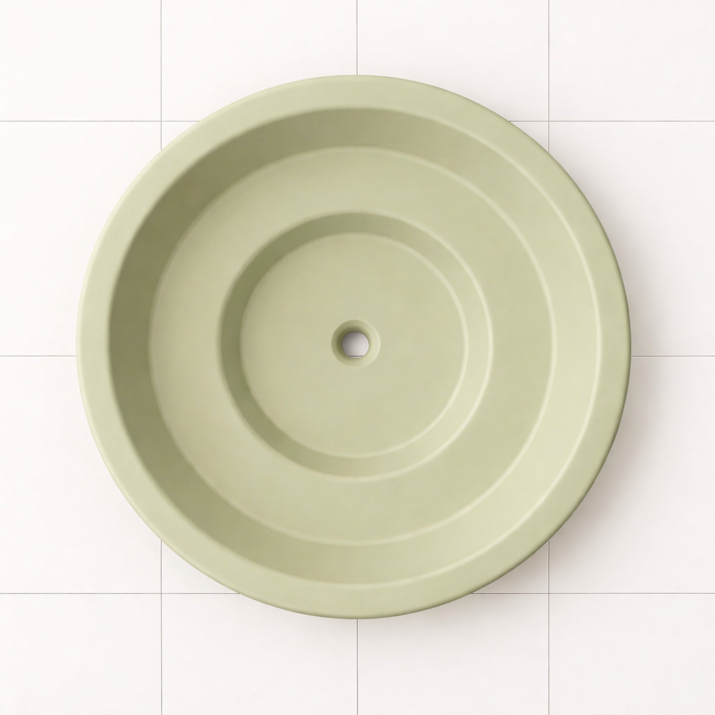 1500 Diameter Soaking Tub – 1000mm Depth – Round by Omnitub - bathroom installation 3