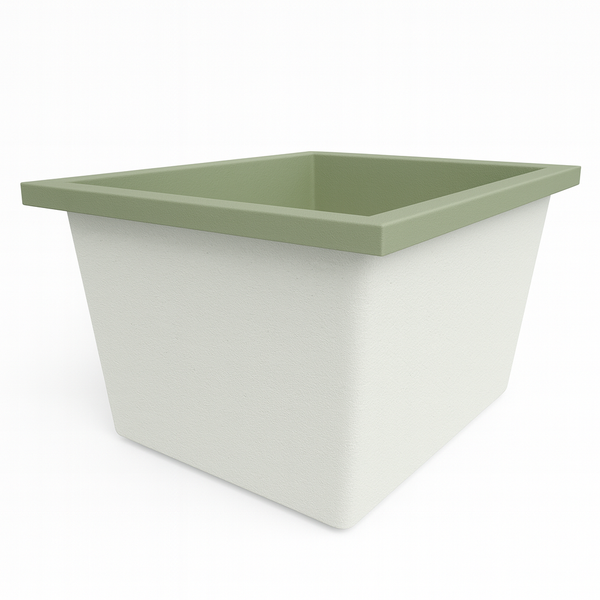 Omnitub Solo Extra 1150 x 900 handmade UK deep soaking tub 600mm depth rectangular - main product view 5