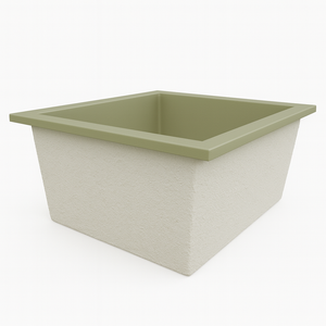 1400 L x 1200 W x 625 H. Bain profond. Omnitub Duo Flow