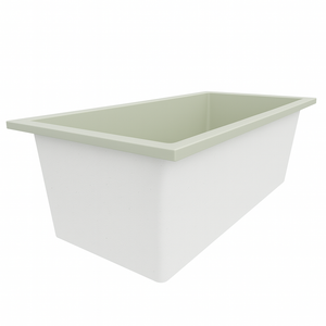 Deep Bathtub 1750 L x 950 W x 600 Soaking Depth Handmade by Omnitub