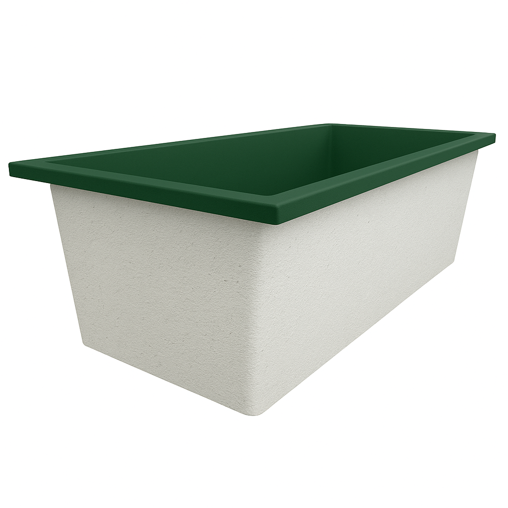 1900 L x 900 W x 625 H. Bain profond. Omnitub de luxe supplémentaire