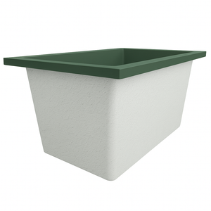Omnitub 1250 x 750 Deep Soaking Bathtub – 600mm Internal Depth – Rectangular