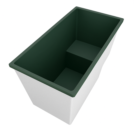 Deep Bathtub With Seat 1495 L x 800 W x 1000 Depth Handmade by Omnitub