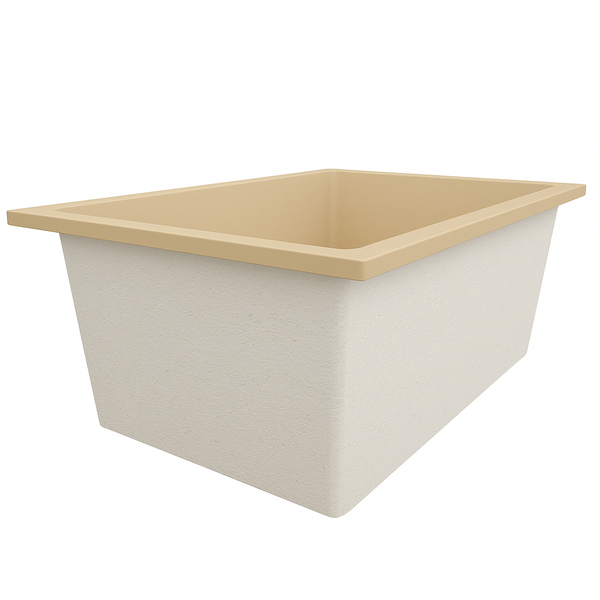 Omnitub Solo Plus 1250 x 1050 handmade UK deep soaking tub 600mm depth wide rectangular - bathroom installation 4