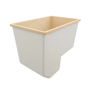 Deep Bathtub With Seat 1100 L x 700 W x 1000 Depth Handmade by Omnitub