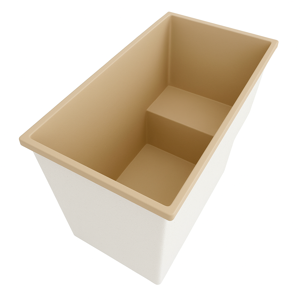 1495 x 800 Seated Soaking Tub – 1000mm Depth – Rectangular – Omnitub