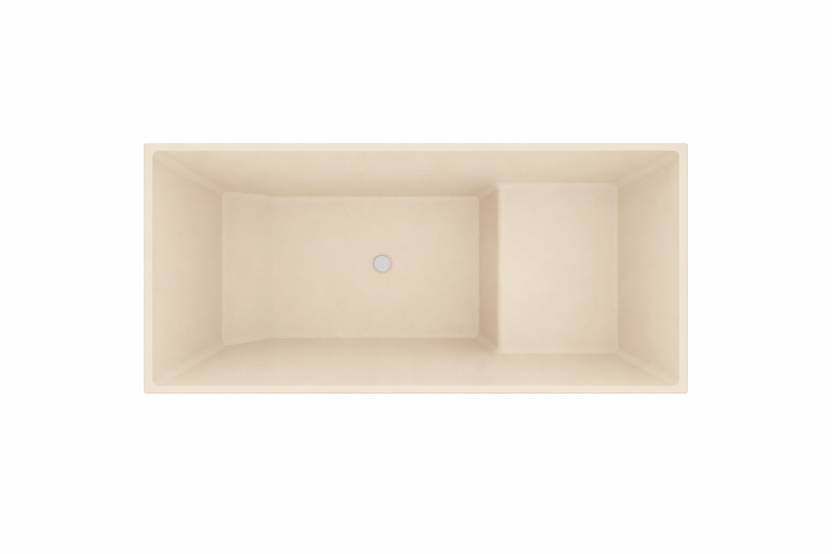 Baignoire à assise profonde 1100 L x 700 W x 1000 H Baignoire de trempage japonaise d'Omnitub