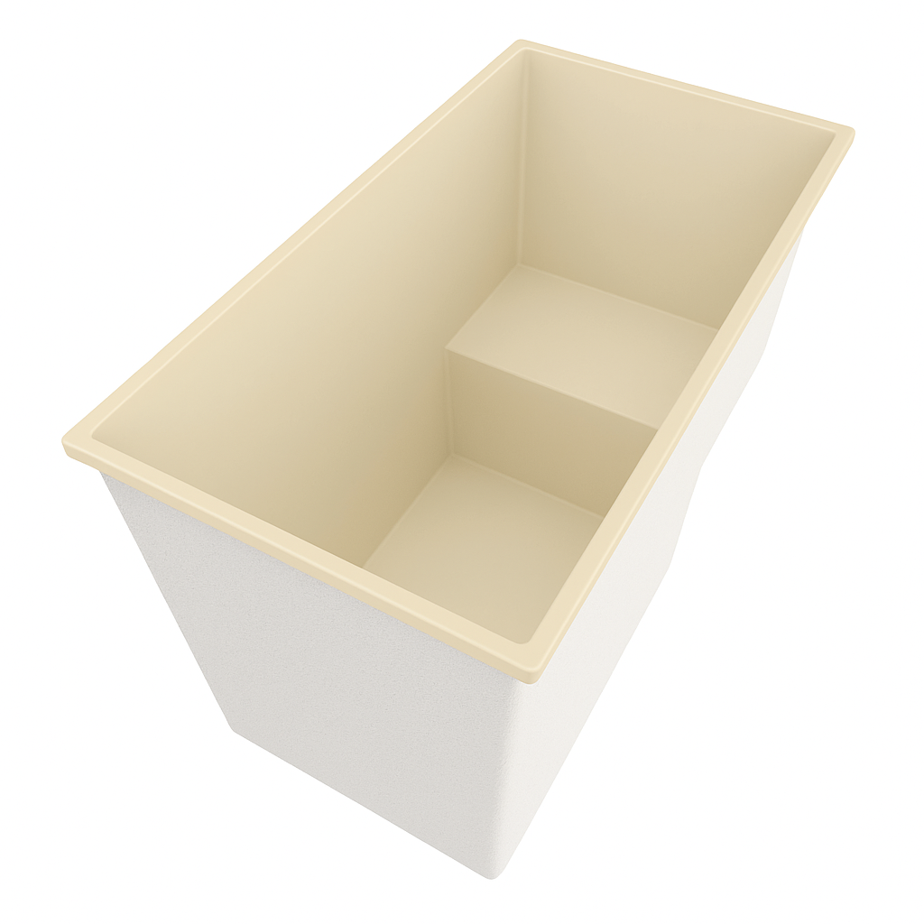 1495 x 800 Seated Soaking Tub – 1000mm Depth – Rectangular – Omnitub