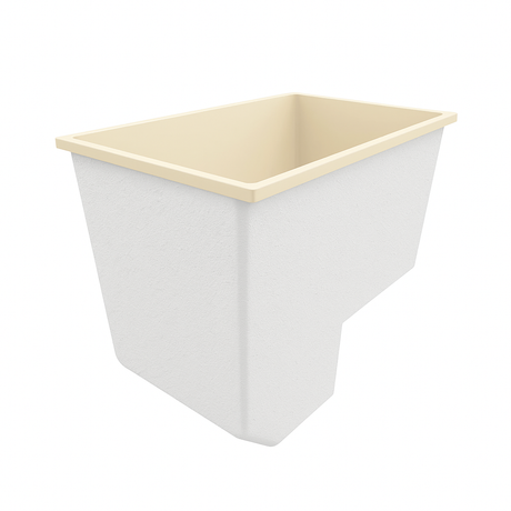 Deep Bathtub With Seat 1100 L x 1100 W x 1000 Depth Handmade by Omnitub