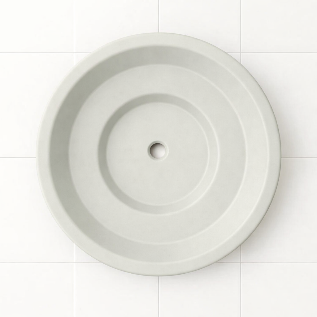 1500 Diameter Soaking Tub – 1000mm Depth – Round by Omnitub - styled setting 3