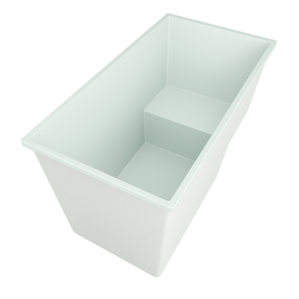 1495 x 800 Seated Soaking Tub – 1000mm Depth – Rectangular – Omnitub