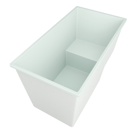 Deep Bathtub With Seat 1495 L x 800 W x 1000 Depth Handmade by Omnitub