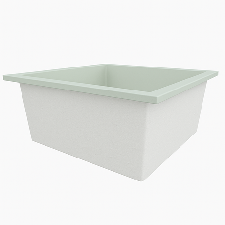 Deep Bathtub 1400 L x 1400 W x 600 Soaking Depth Handmade by Omnitub