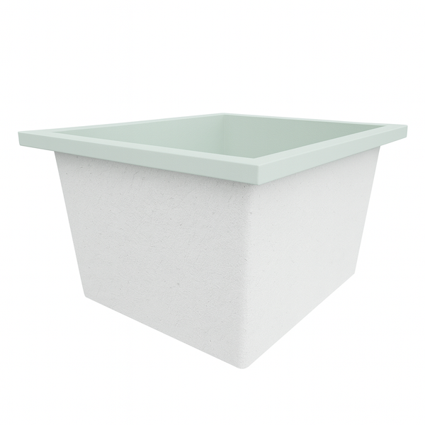 Omnitub Solo Extra 1150 x 900 handmade UK deep soaking tub 600mm depth rectangular - lifestyle setting 5
