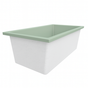 Deep Bathtub 1750 L x 950 W x 600 Soaking Depth Handmade by Omnitub