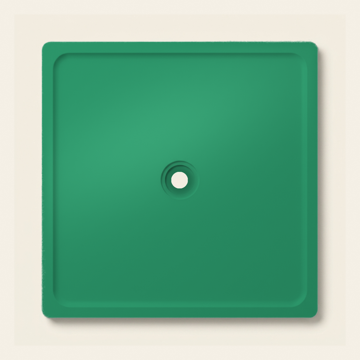 OMN-V5B Irish Green — 1500 x 1500 shower tray