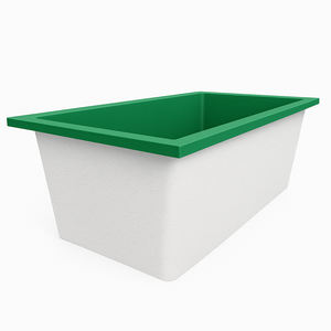 Deep Bathtub 1750 L x 950 W x 600 Soaking Depth Handmade by Omnitub