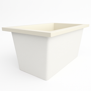 Omnitub 1250 x 750 Deep Soaking Bathtub – 600mm Internal Depth – Rectangular
