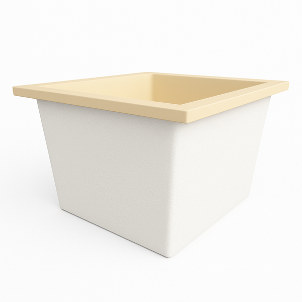 Omnitub Solo Extra 1150 x 900 handmade UK deep soaking tub 600mm depth rectangular - bathroom installation 5