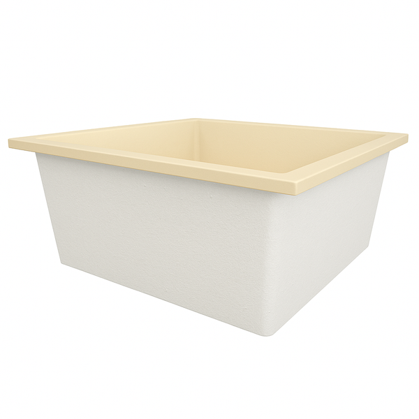 Omnitub 1200 x 1200 deep soaking tub 600mm depth square - gallery image 3