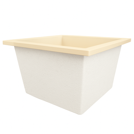 1050 L x 1050 W x 625 H. Petite baignoire profonde. Omnitub Duo