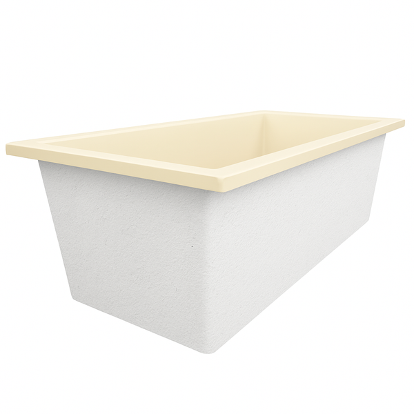 Omnitub Deluxe Plus 1800 x 800 handmade UK deep soaking tub 600mm depth rectangular - dimensions overview 4