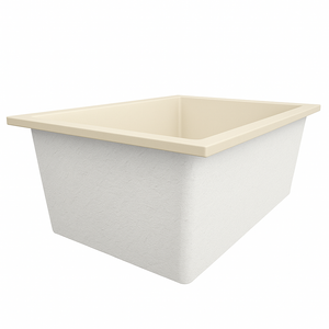 Omnitub Solo Extreme 1600 x 1050 handmade UK deep soaking tub 600mm depth wide rectangular - dimensions overview 5