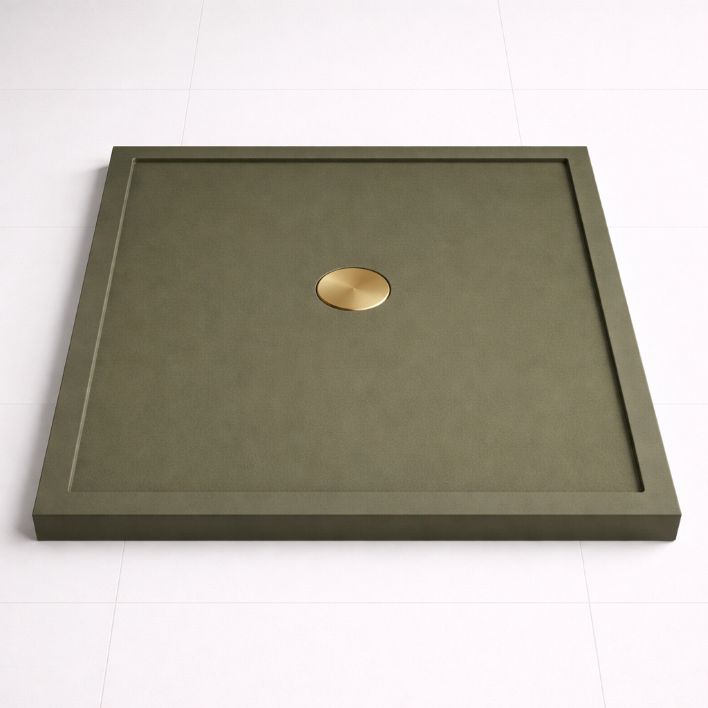 Omnitub 740 × 590 Rectangular Shower Tray – 35mm Slim Non-Slip - side angle 5