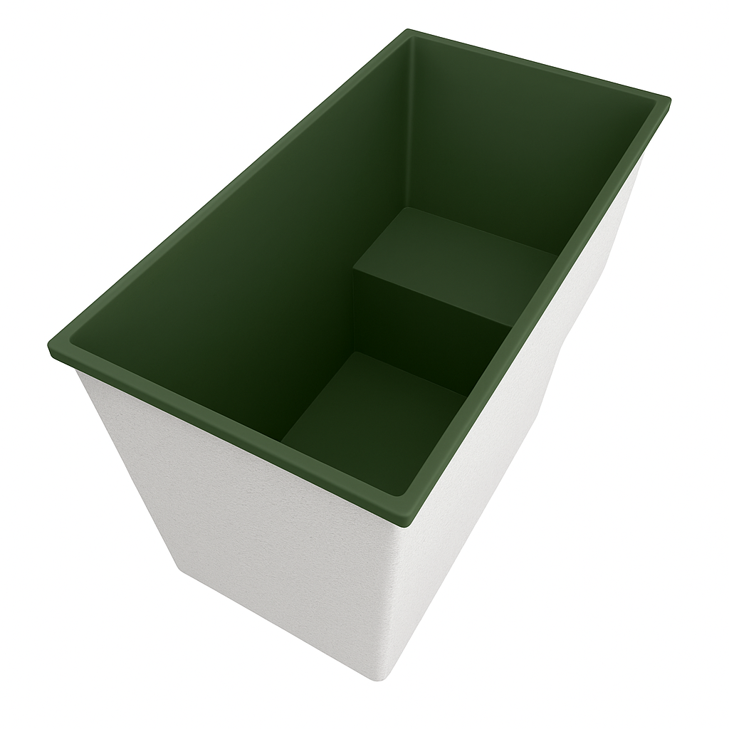 1495 x 800 Seated Soaking Tub – 1000mm Depth – Rectangular – Omnitub