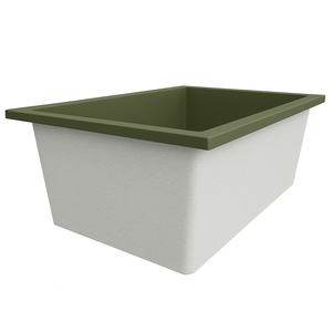 Omnitub Solo Extreme 1600 x 1050 handmade UK deep soaking tub 600mm depth wide rectangular - finish and texture 5