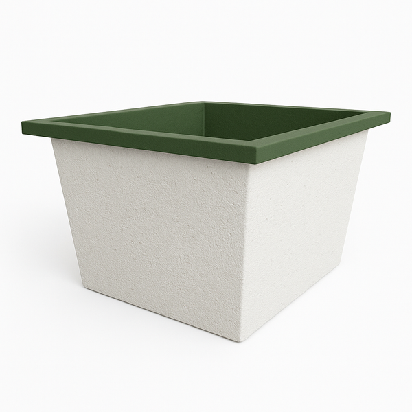 Omnitub Solo Extra 1150 x 900 handmade UK deep soaking tub 600mm depth rectangular - product detail 5