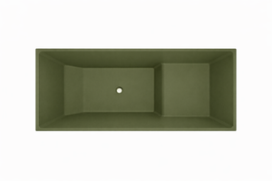 Baignoire à assise profonde 1100 L x 700 W x 1000 H Baignoire de trempage japonaise d'Omnitub