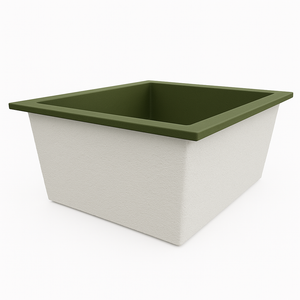 1400 L x 1200 W x 625 H. Bain profond. Omnitub Duo Flow