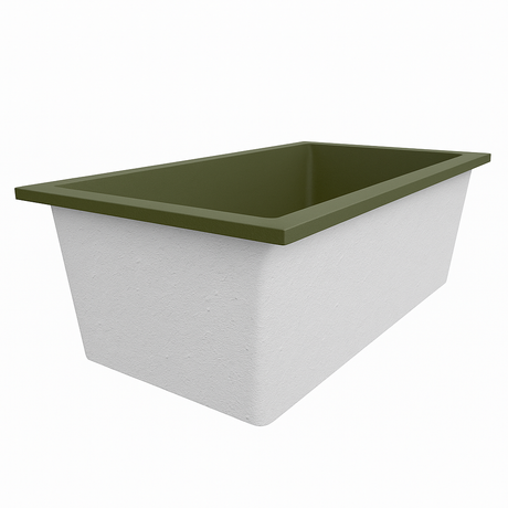 Deep Bathtub 1750 L x 950 W x 600 Soaking Depth Handmade by Omnitub