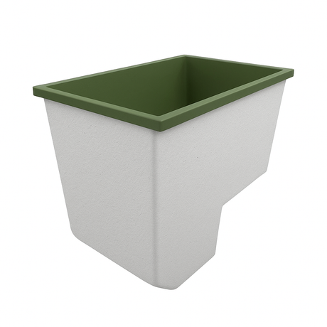 Deep Bathtub With Seat 1100 L x 1100 W x 1000 Depth Handmade by Omnitub