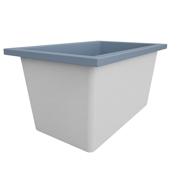 Omnitub Solo Supreme 1250 x 850 UK deep soaking tub 600mm depth rectangular - finish and texture 4
