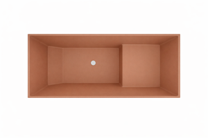 Baignoire à assise profonde 1100 L x 700 W x 1000 H Baignoire de trempage japonaise d'Omnitub