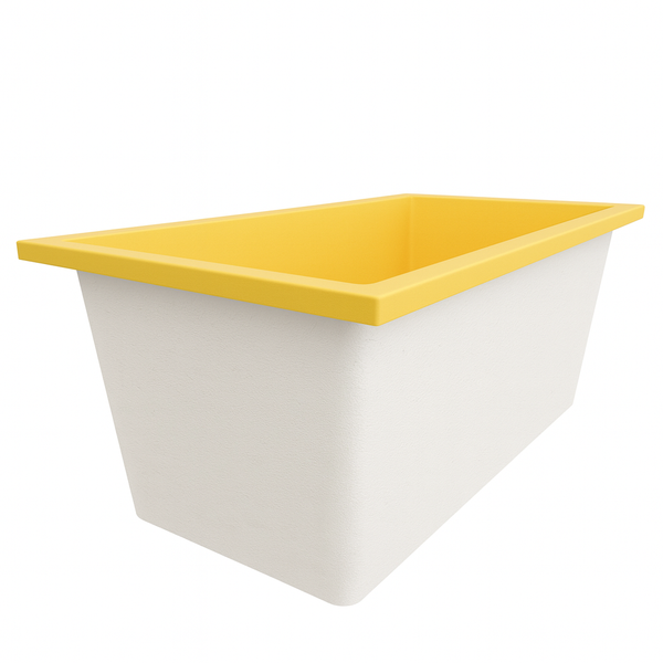 Omnitub 1500 x 800 deep soaking tub 600mm depth rectangular - finish and texture 4