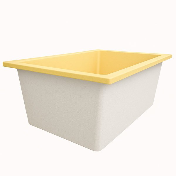 Omnitub Solo Plus 1250 x 1050 handmade UK deep soaking tub 600mm depth wide rectangular - feature highlight 4